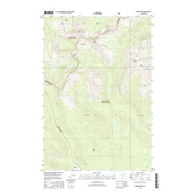 2017 Map of Warren Peak, 2017 Print