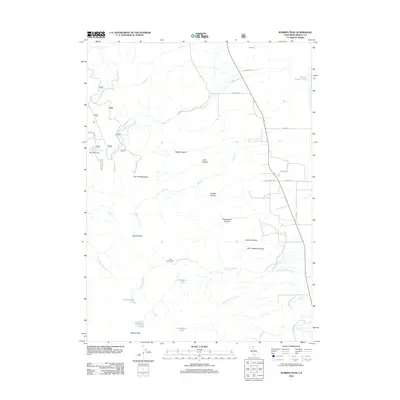 2012 Map of Warren Peak, 2012 Print