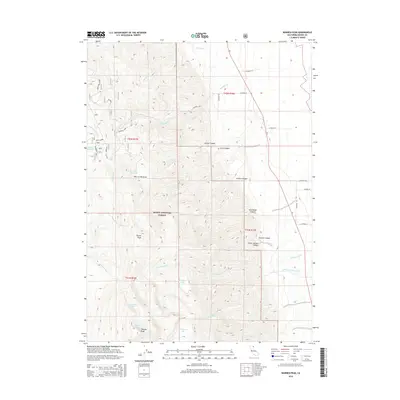 2015 Map of Warren Peak, 2015 Print