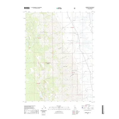 2021 Map of Warren Peak, 2021 Print