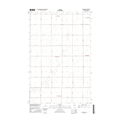 2016 Map of Warren SW, 2016 Print