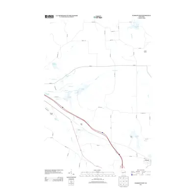 2013 Map of Warrens West, 2013 Print