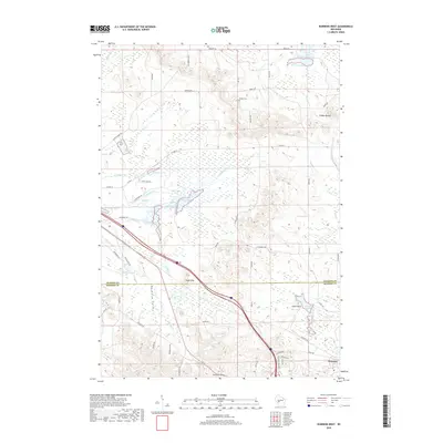 2018 Map of Warrens West, 2018 Print