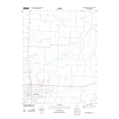 2011 Map of Warrensburg East, 2011 Print