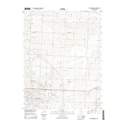 2014 Map of Warrensburg East, 2014 Print