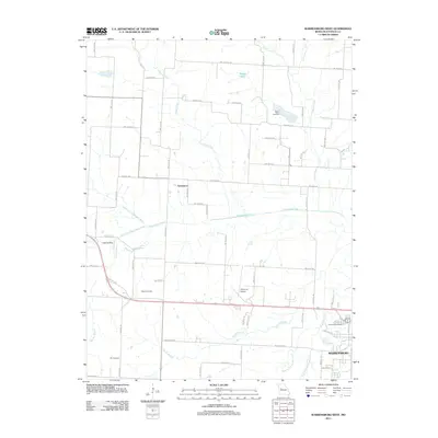 2011 Map of Warrensburg West, 2011 Print