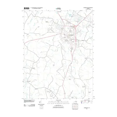 2011 Map of Warrenton, 2011 Print