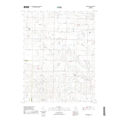 2017 Map of Warrenton NE, 2017 Print