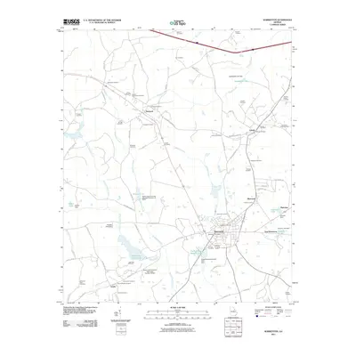 2011 Map of Warrenton, 2011 Print