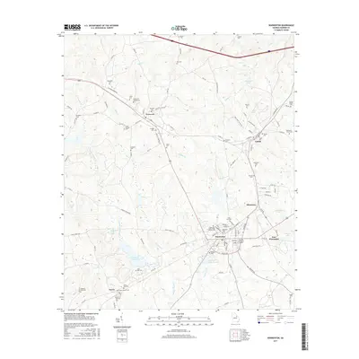 2017 Map of Warrenton, 2017 Print