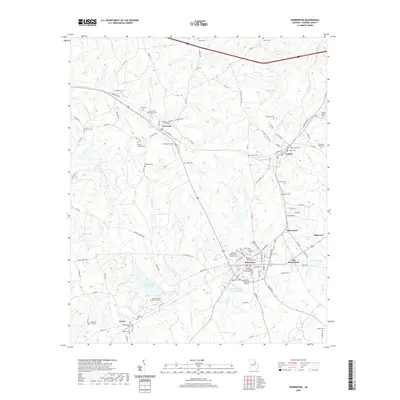 2020 Map of Warrenton, 2020 Print