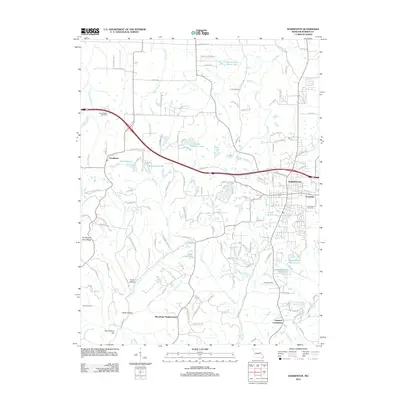 2012 Map of Warrenton, 2012 Print
