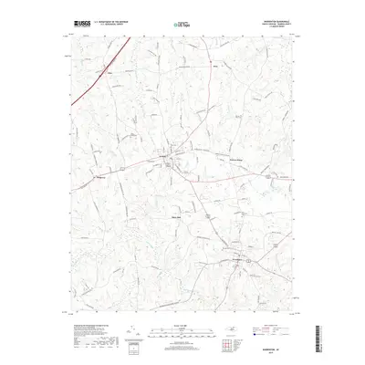2019 Map of Warrenton, 2019 Print