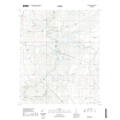 2020 Map of Warrior Dam, 2020 Print