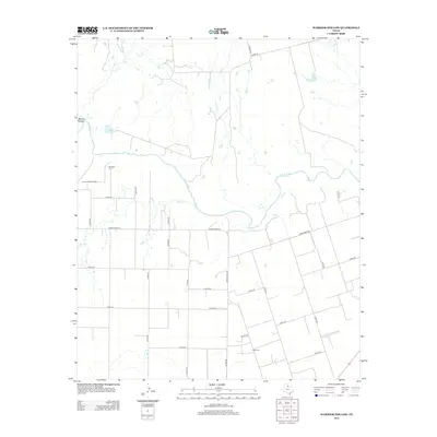 2012 Map of Warrior Hollow, 2012 Print