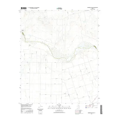 2016 Map of Warrior Hollow, 2016 Print