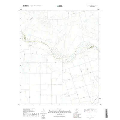 2019 Map of Warrior Hollow, 2019 Print