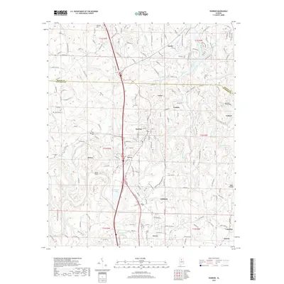 2018 Map of Warrior, 2018 Print