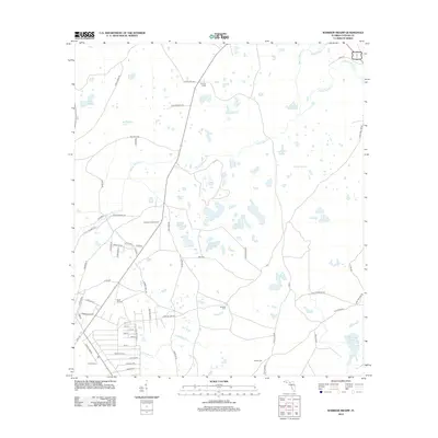 2012 Map of Warrior Swamp, 2012 Print