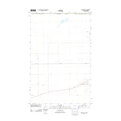 2013 Map of Warroad NW, 2013 Print