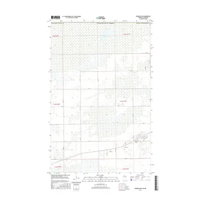 2016 Map of Warroad NW, 2016 Print