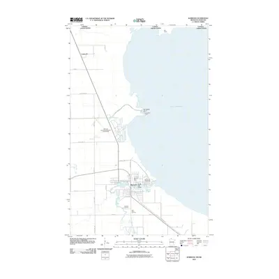 2010 Map of Warroad, 2010 Print