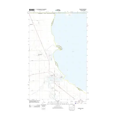 2013 Map of Warroad, 2013 Print