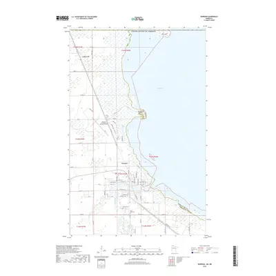 2019 Map of Warroad, 2019 Print