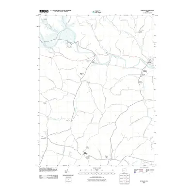 2010 Map of Warsaw, 2010 Print
