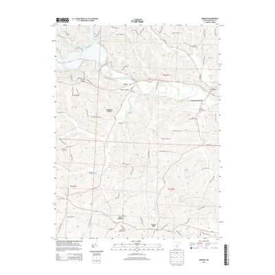 2013 Map of Warsaw, 2013 Print