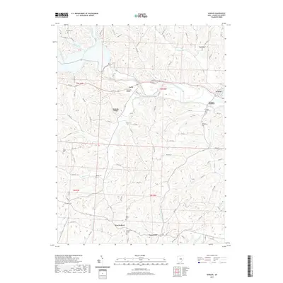 2019 Map of Warsaw, 2019 Print