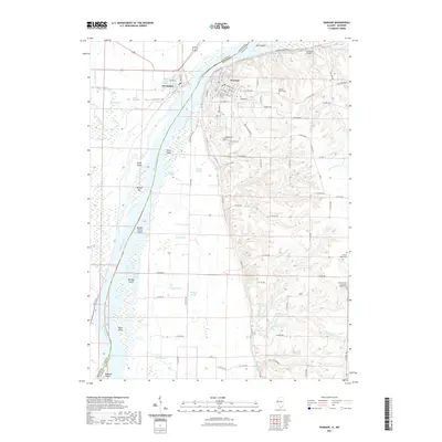 2021 Map of Warsaw, 2021 Print