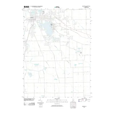 2010 Map of Warsaw, 2010 Print