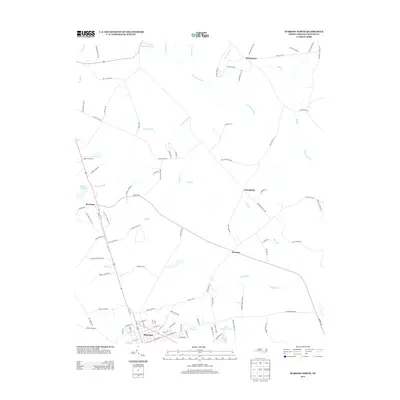 2013 Map of Warsaw North, 2013 Print