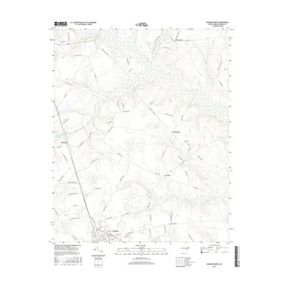 2016 Map of Warsaw North, 2016 Print