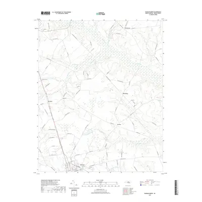 2019 Map of Warsaw North, 2019 Print