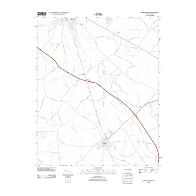 2010 Map of Warsaw South, 2010 Print