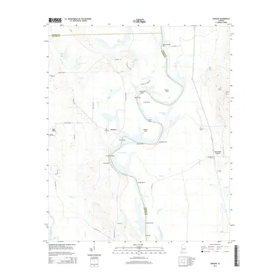 2014 Map of Warsaw, 2014 Print