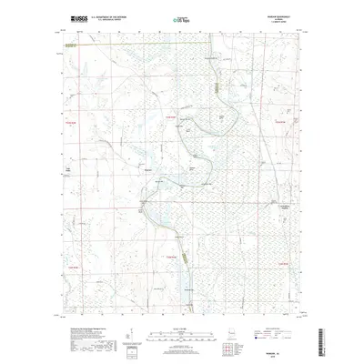 2018 Map of Warsaw, 2018 Print