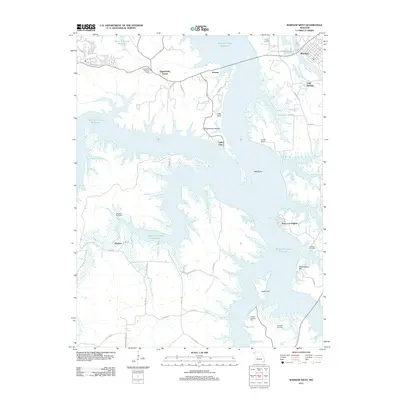 2011 Map of Warsaw West, 2011 Print