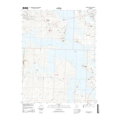 2015 Map of Warsaw West, 2015 Print