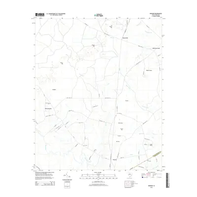 2014 Map of Warsaw, 2014 Print