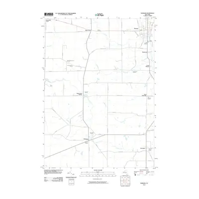 2010 Map of Warsaw, 2010 Print