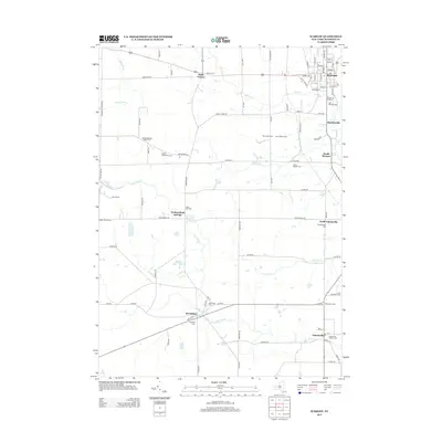 2013 Map of Warsaw, 2013 Print