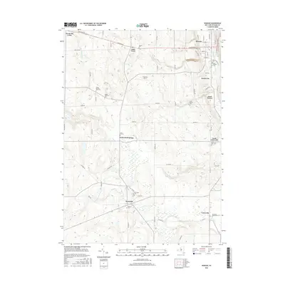 2016 Map of Warsaw, 2016 Print