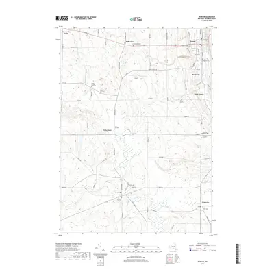 2019 Map of Warsaw, 2019 Print