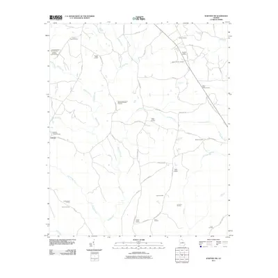 2011 Map of Warthen NW, 2011 Print