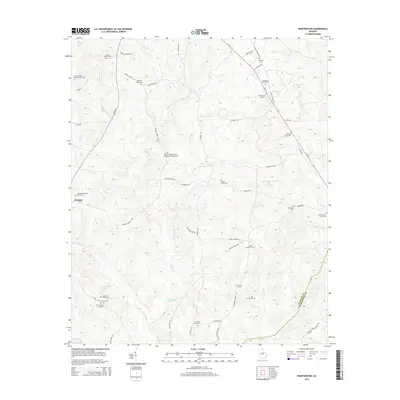 2014 Map of Warthen NW, 2014 Print