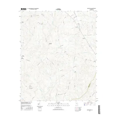 2017 Map of Warthen NW, 2017 Print
