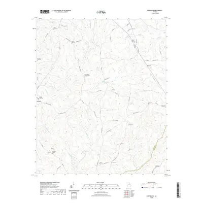 2020 Map of Warthen NW, 2020 Print